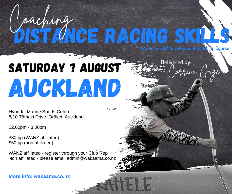 Enter now! Development Coaching - Coaching Distance Racing Skills (Auckland)
